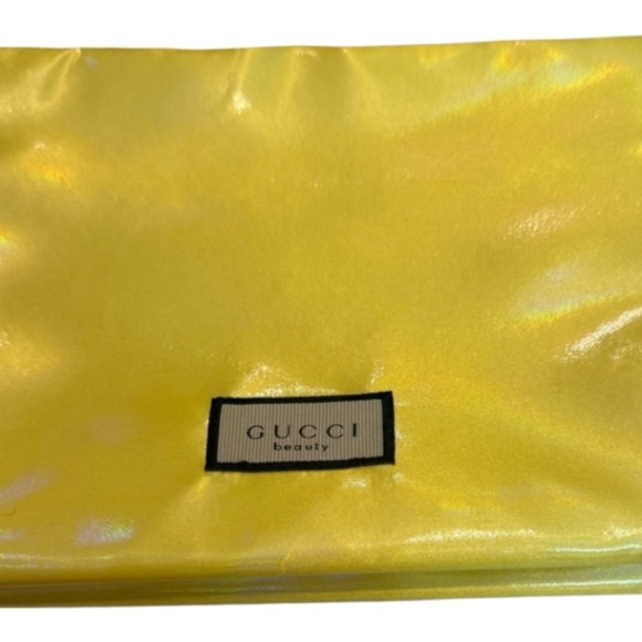 Gucci Shimmering Yellow Cosmetic Case - Picture 7 of 7